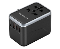Vention Uniwersalny adapter podróżny 65W GaN 2x USB-A 2x USB-C - 1543464 - zdjęcie 3